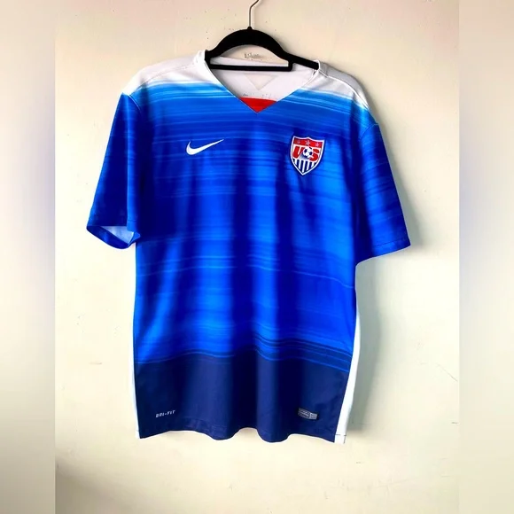 2015 Authentic Nike Team USA World Cup Home Futbol Soccer Jersey Kit USMNT - Picture 1 of 15